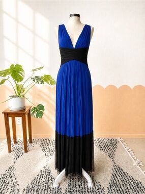 knee length dresses for ladies Wish Upon A Star Maxi Dress Black/Blue / XL